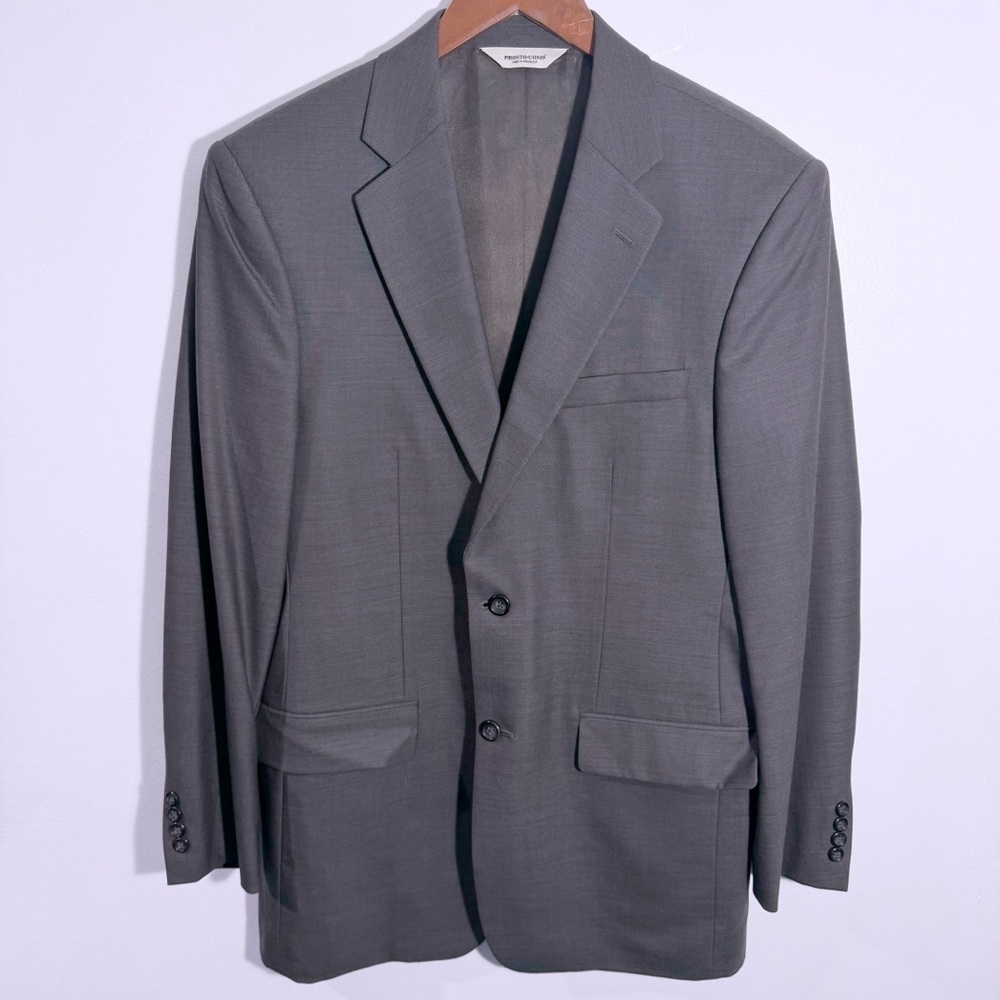 Pronto Uomo Sports Coat/Blazer‎ 90% Wool 10% Silk Size 40L